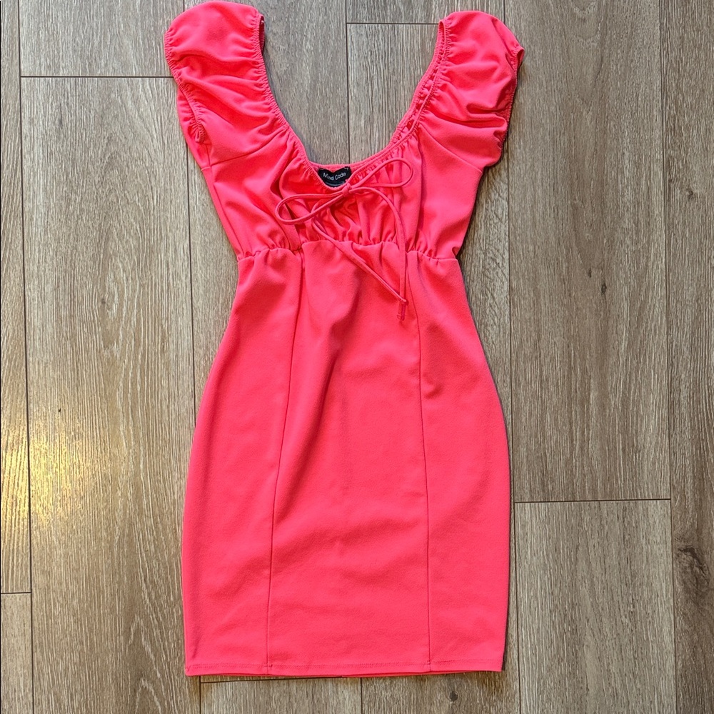 Mind Code M Hot Pink Dress